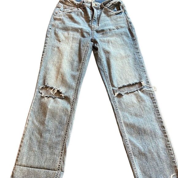 Harper Heritage High Rise straight distressed jeans - Picture 1 of 9